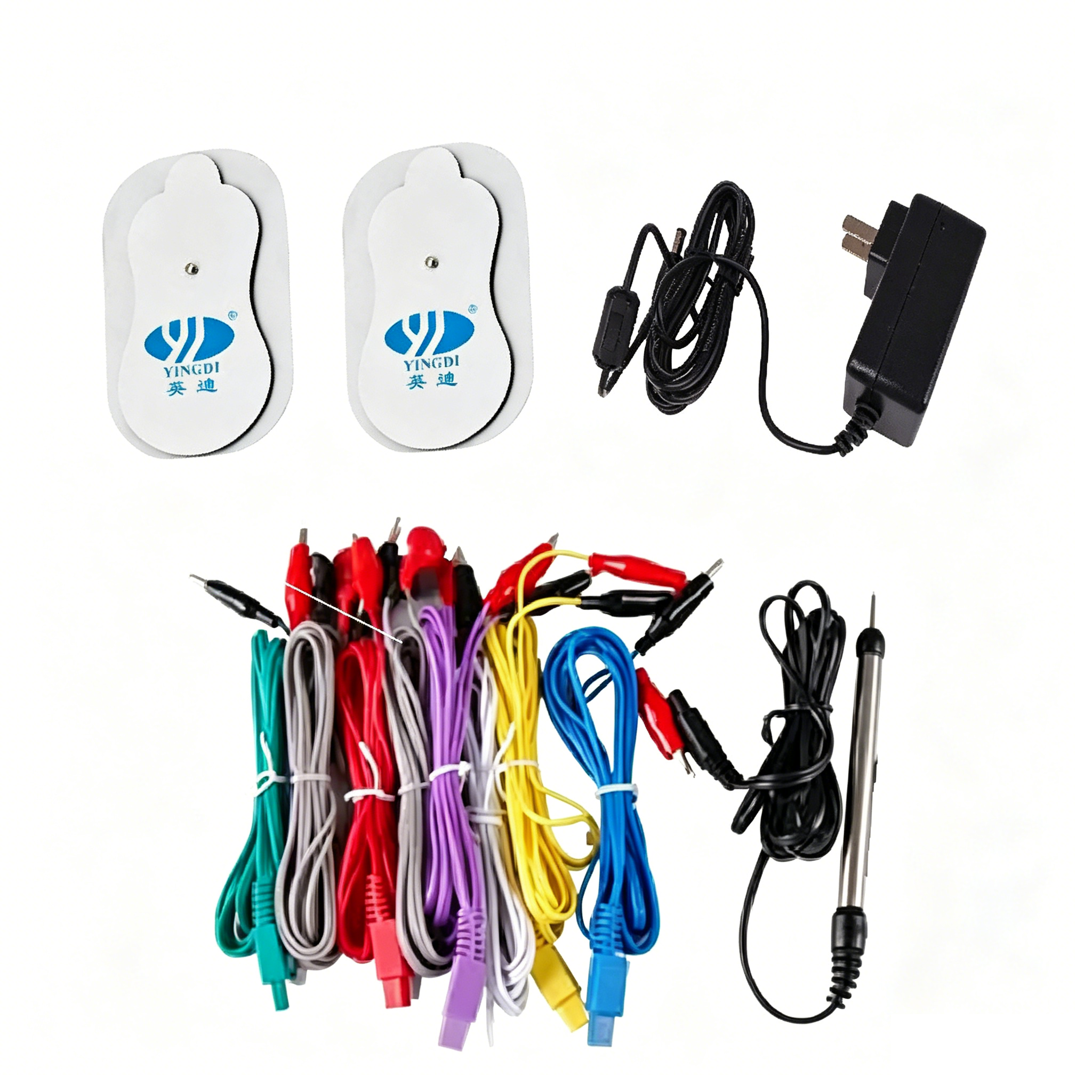 KWD-808I Electroacupuncture Device Clips, Wires, Original Accessories, Power Adapter Output Line, Snap-on Patch