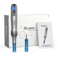 Electric M8S Dermapen Pen, Wireless Tool Auto Pen Care Tool with Skin Care Cartridges Replacement