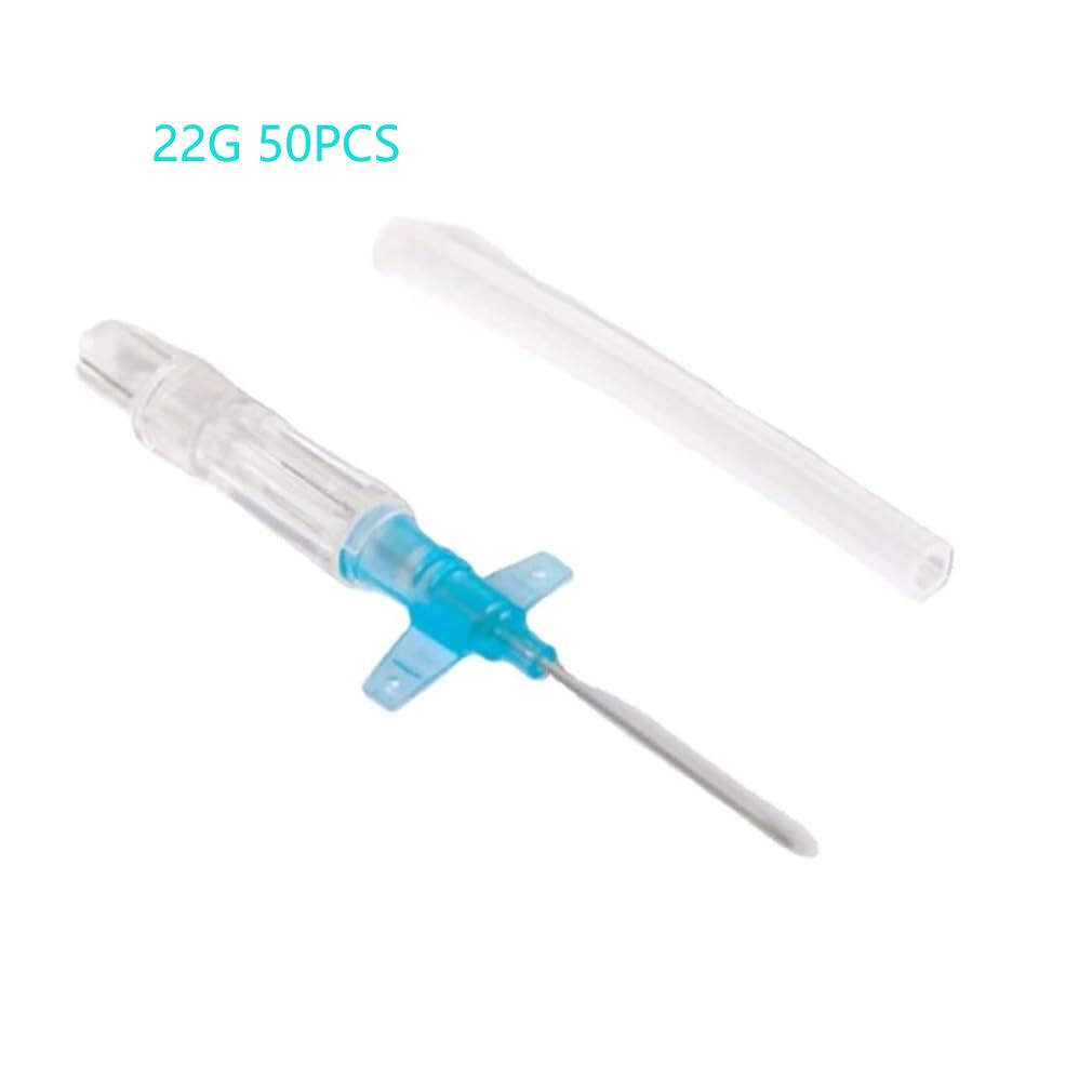 50PCS Veterinary Indwelling IV Catheter Needle 20G‑26G Disposable Animal Intravenous Cannula for Pet Dog Cat Infusion Veterinary Clinic Supply