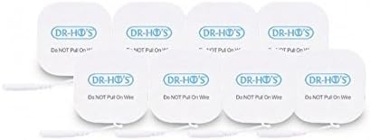 DR-HO’S Gel Pads for TENS Unit – Flex Tone Large Pairs & Small Replacement Electrodes – Compatible Pads for EMS Muscle Stimulator Electrotherapy Devices