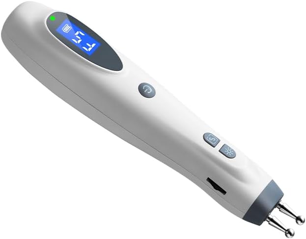 Electronic Acupuncture Pen Electric Meridian Acupressure Point Tool Massage Pulse Therapy Device for Pain Relief Rechargeable
