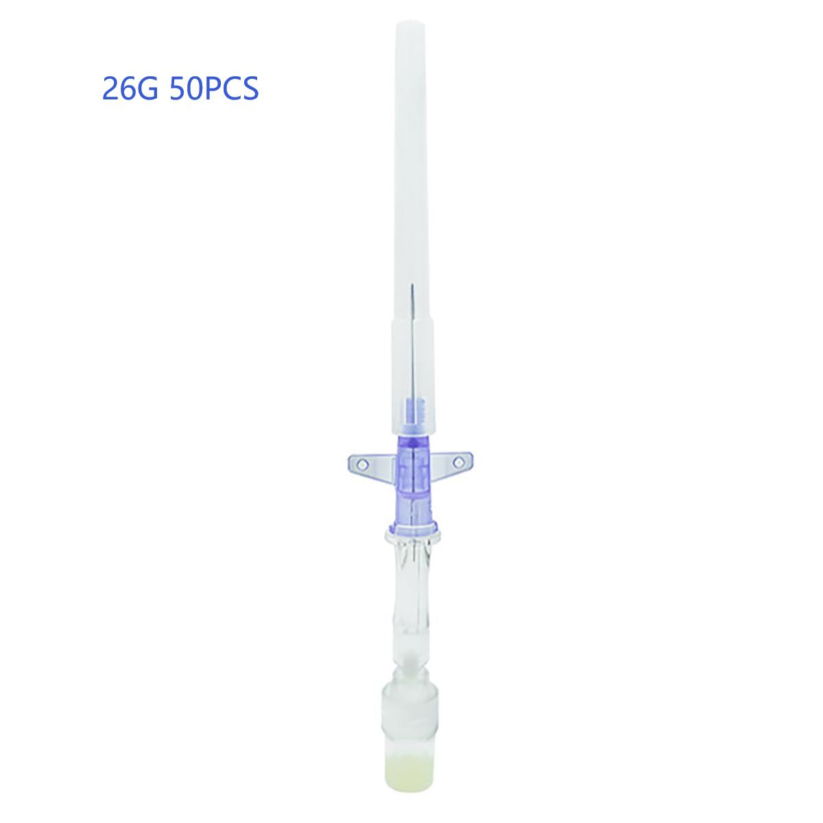 50PCS Veterinary Indwelling IV Catheter Needle 20G‑26G Disposable Animal Intravenous Cannula for Pet Dog Cat Infusion Veterinary Clinic Supply