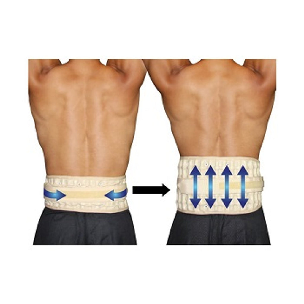 DR-HO'S 2-in-1 Decompression Belt for Lower Back Pain Relief Stretch and Lumbar Support - Size A/B