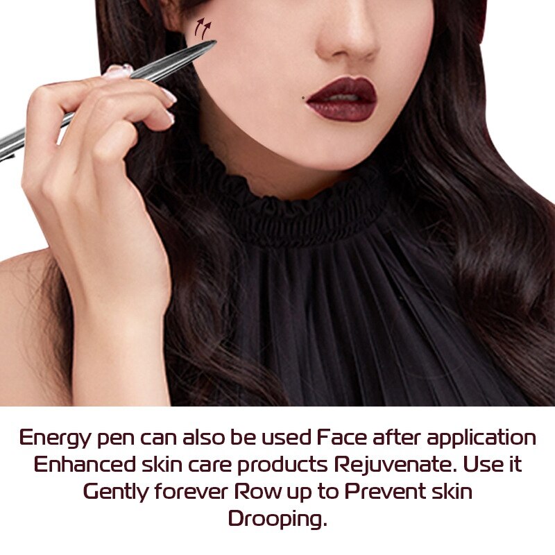 Face Massager Nano Wand Stainless Steel Zero Point Nano Energy Wand Scalar Wand Quantum Scalar Energy Pen Ion Massage Pen