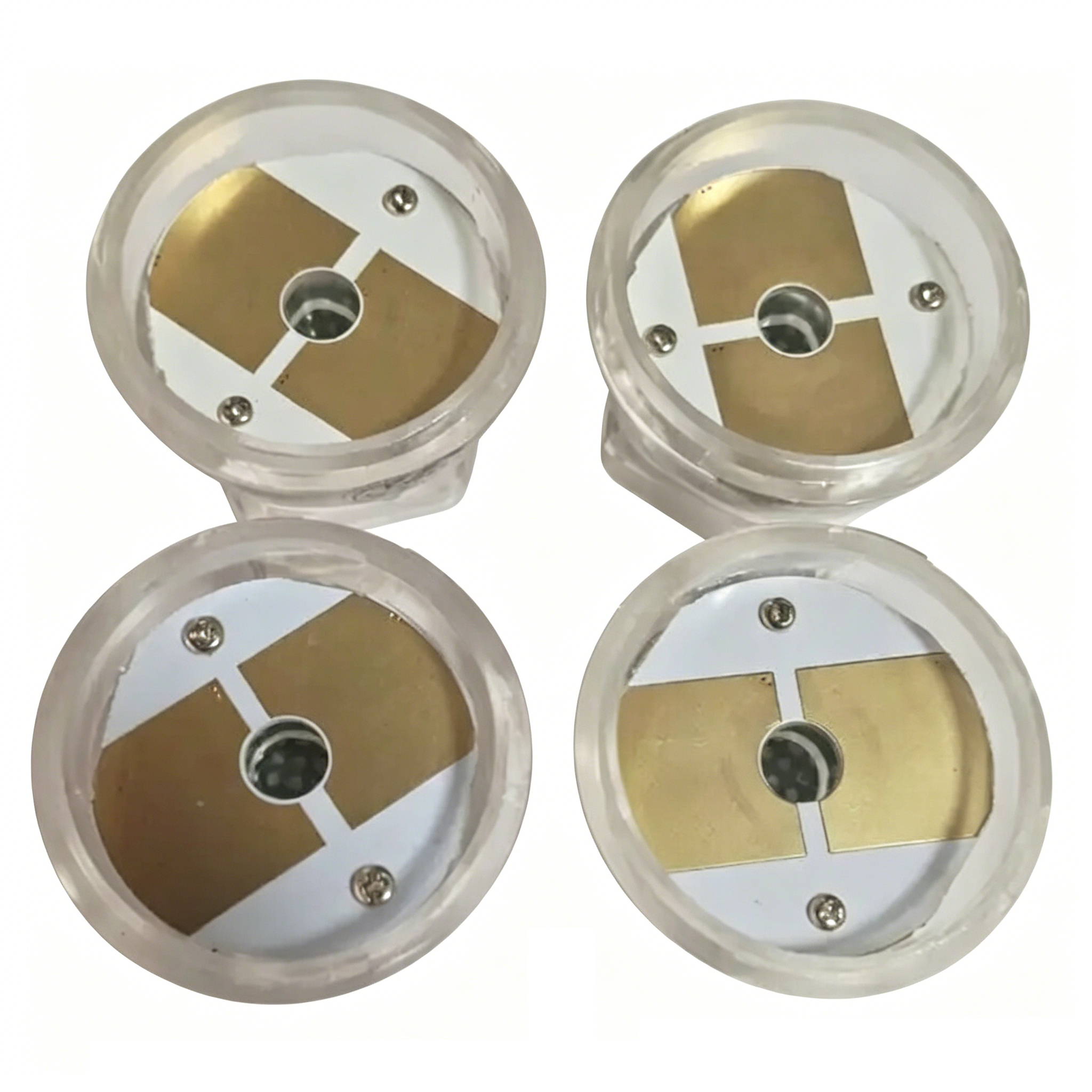 Fractional RF Beauty Machine Cartridges Replacements Working Heads, 5/10/20 PCS Gold Plated with One Side Slot (25Pin / 64Pin)