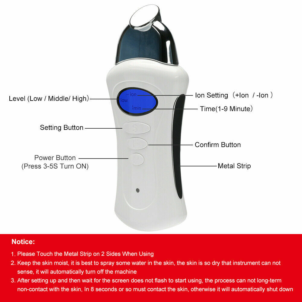 4 In 1 Micro Current Galvanic Spa Face Body Lifting Machine Electric Guasha Anti Aging Skin Firming Facial Toning Massager