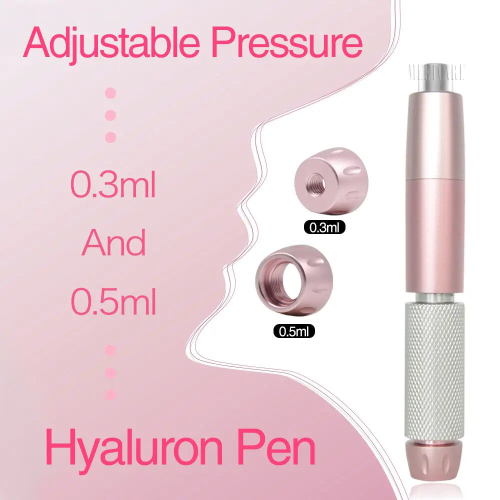 0.3ml 0.5ml 2 in 1 Head Hyaluronic Acid Dermal Filler Pen for Lips Enhancement Skin Rejuvenation Care Anti Wrinkle Spa Home Use