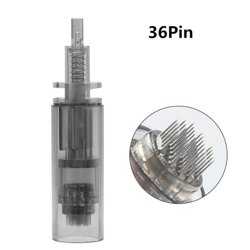 A7 Derma Pen Cartridge Needle Replacement Parts Bayonet Microneedling 12/24/36/42 Pin Dermapen Microneedle MTS Tips