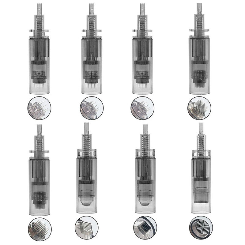 A7 Derma Pen Cartridge Needle Replacement Parts Bayonet Microneedling 12/24/36/42 Pin Dermapen Microneedle MTS Tips