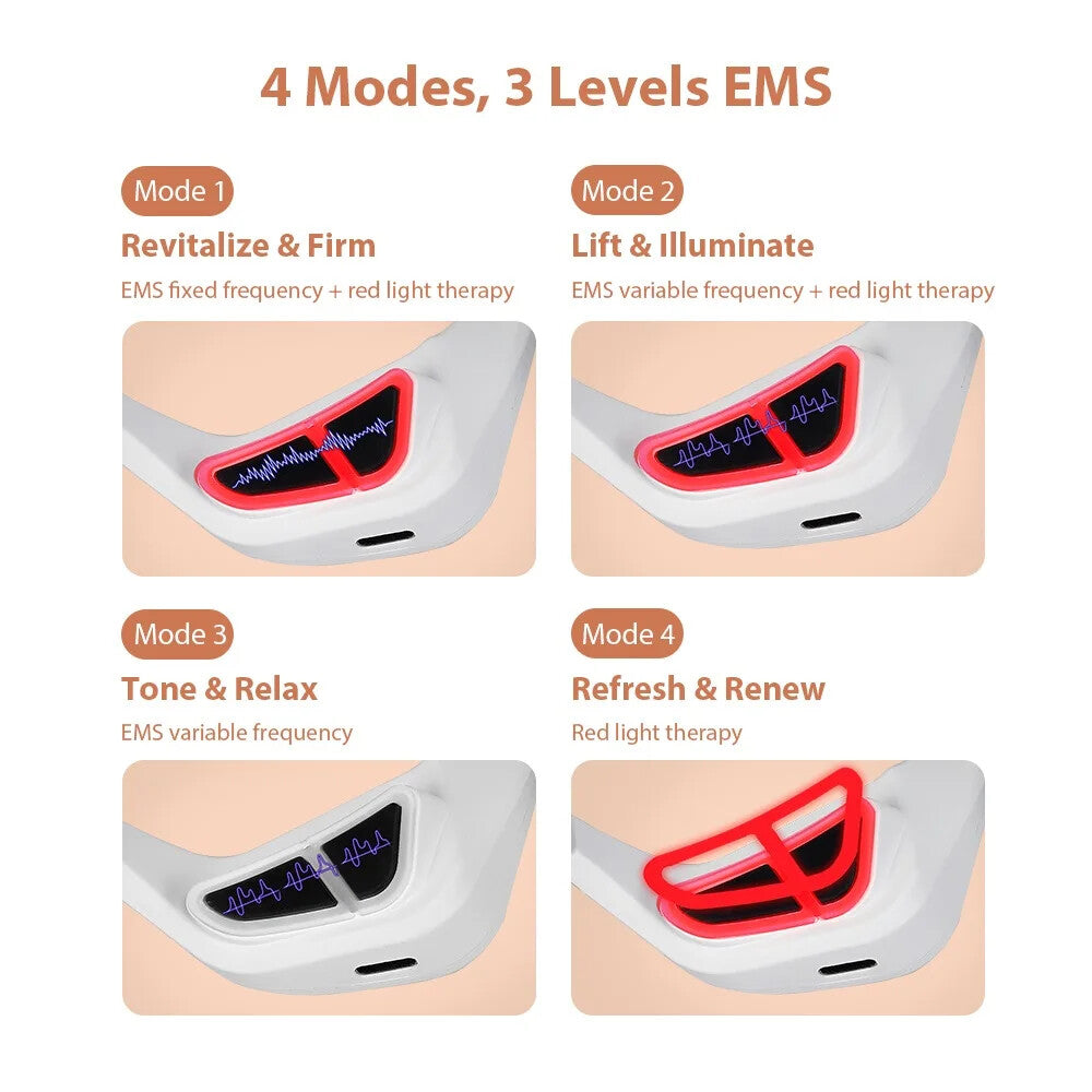 Rechargeable Red Light Therapy Eye Glasses Portable LED Infrared Light Mask For Eye Fatigue Relief Dark Circle Skin Recovery Care Device