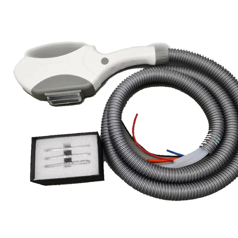Replacement OPT IPL Hair Removal Handle E Light Handpiece with 3 Filters Spare Parts Beauty Machine Accessory