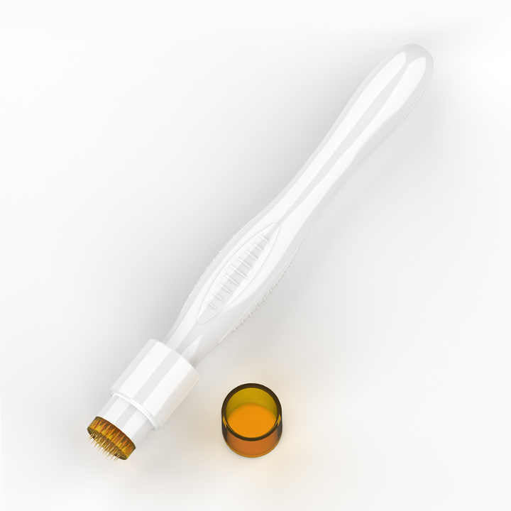 DRS 40 Pin Derma Stamp Microneedling Tool 0.2-3.0mm Multi Needle Depth Collagen Boost Facial Skin Care Device