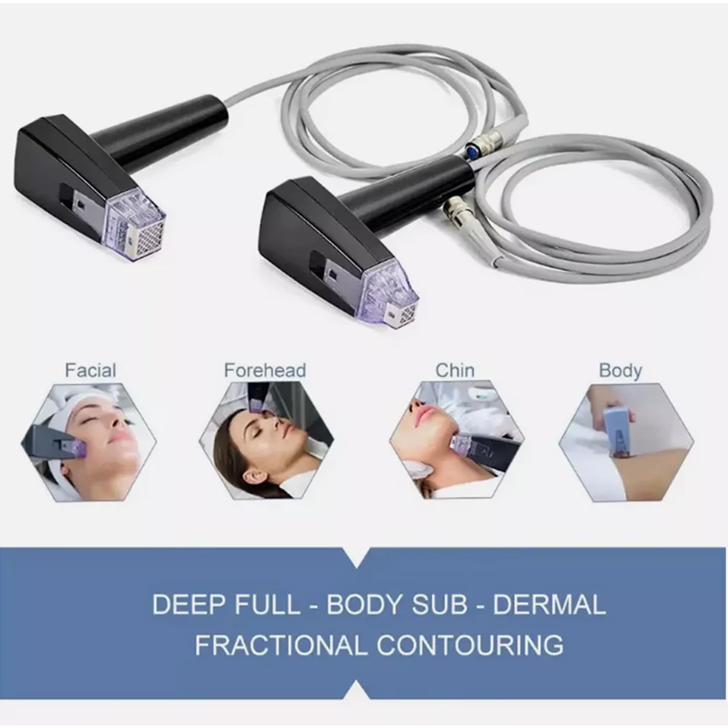 3 In 1 Morpheus 8 RF Microneedling Machine, Fractional Radio Frequency Skin Tightening Device for Salon Wrinkle & Scar Removal Facial Care