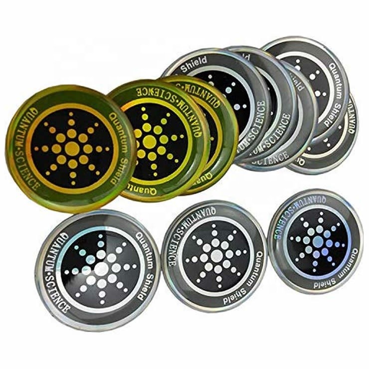6Pcs Quantum Shield Anti Radiation Stickers EMF Protection Sticker for Phone Laptop Electronic Devices (Gold/Silver)
