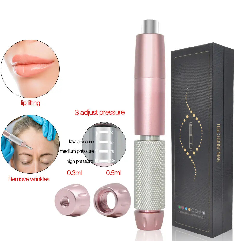 0.3ml 0.5ml 2 in 1 Head Hyaluronic Acid Dermal Filler Pen for Lips Enhancement Skin Rejuvenation Care Anti Wrinkle Spa Home Use