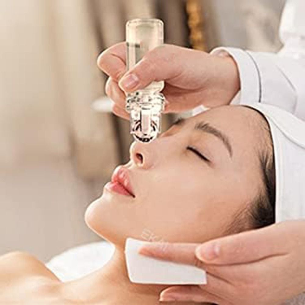 64 Pin Hydra Roller Microneedling Derma Roller with Bottle Skin Rejuvenation Anti Aging Facial Beauty Tool