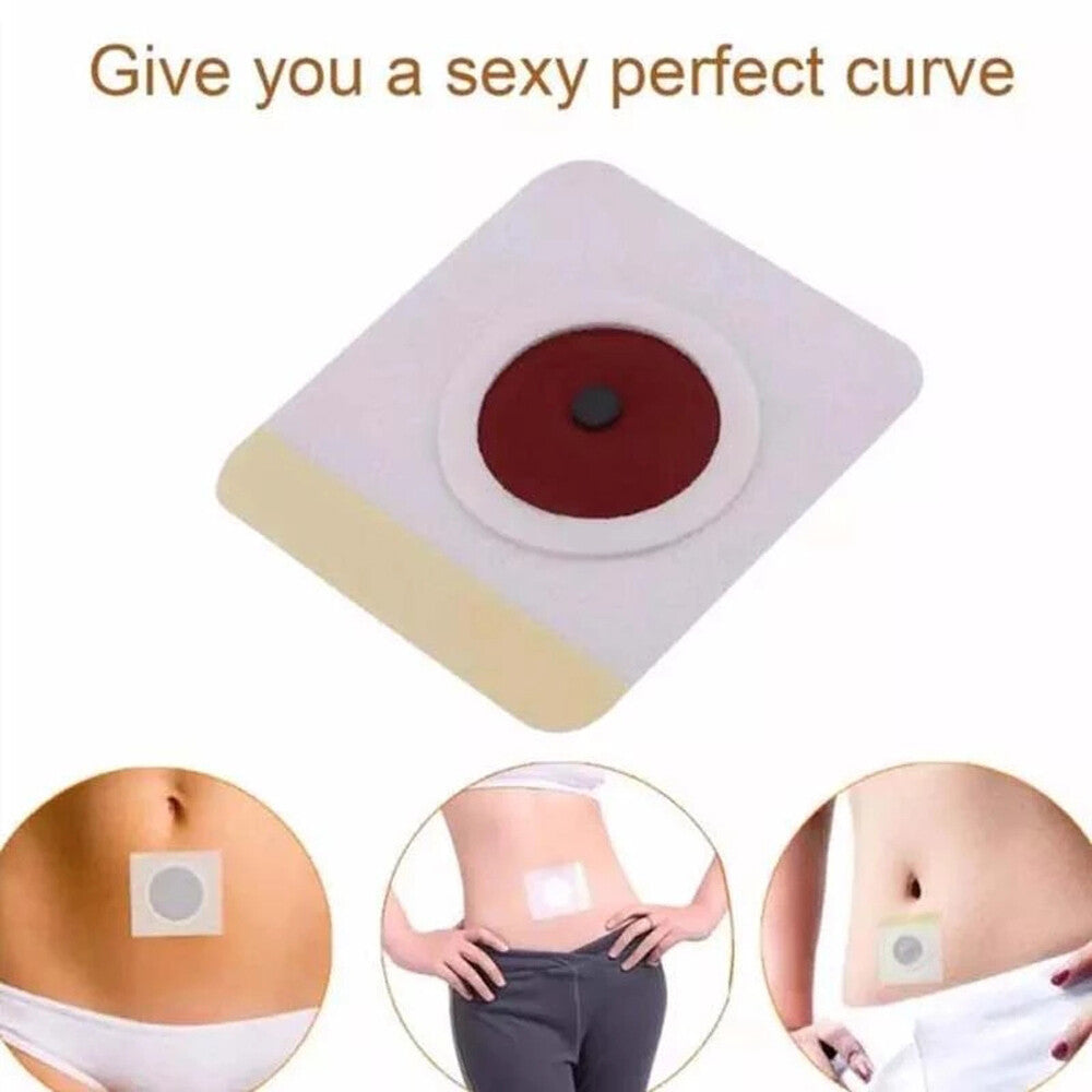 60/120 Pcs Magnetic Slim Navel Patches Natural Herbal Belly Fat Burning Sticker Body Shaping Weight Loss Slimming Patch Kit