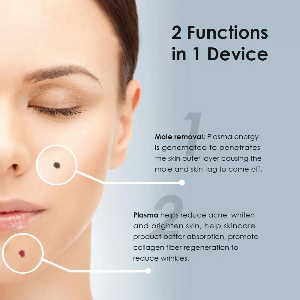 Portable 2 In 1 PAA Fibroblast Ozone Plasma Pen Face Eyelid Lift Wrinkle Removal Skin Care Device Home Use