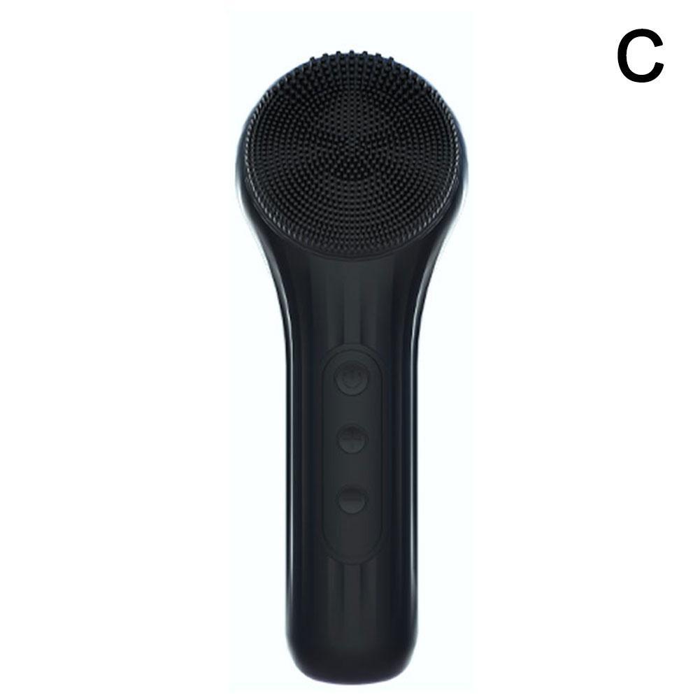Electric Silicone Facial Cleansing Brush Rechargeable Vibration Face Scrubber Deep Clean Pore Exfoliate Skin Care Beauty Tool