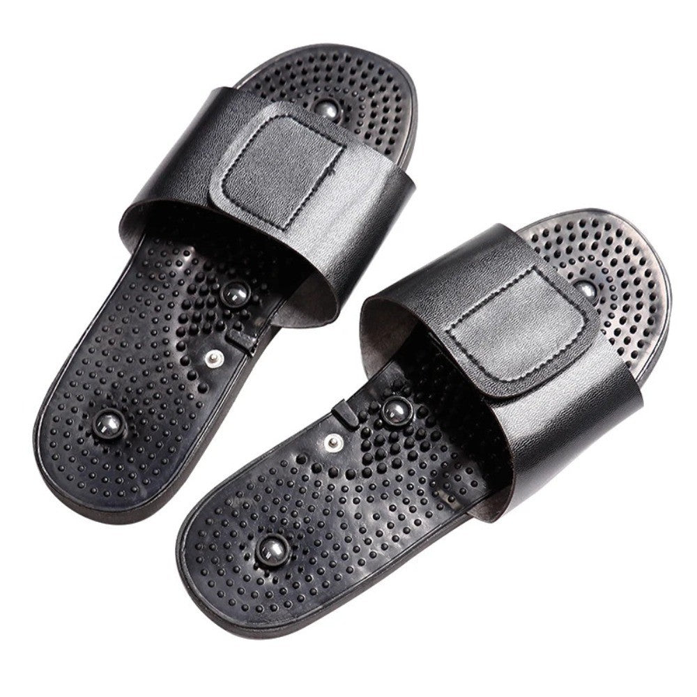 1 Pair Conductive Electrode Massage Slippers Foot Therapy Shoe Pad For TENS EMS Physiotherapy Machine Foot Circulation Relax Accessory