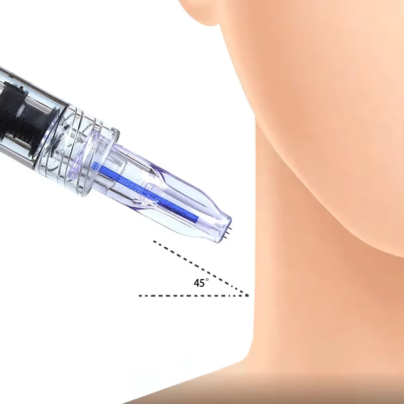 10Pcs 1.2mm/1.5mm Microneedling Film 3Pin 34G Micro Needles For Anti Aging Around Eyes and Skin and Tightening