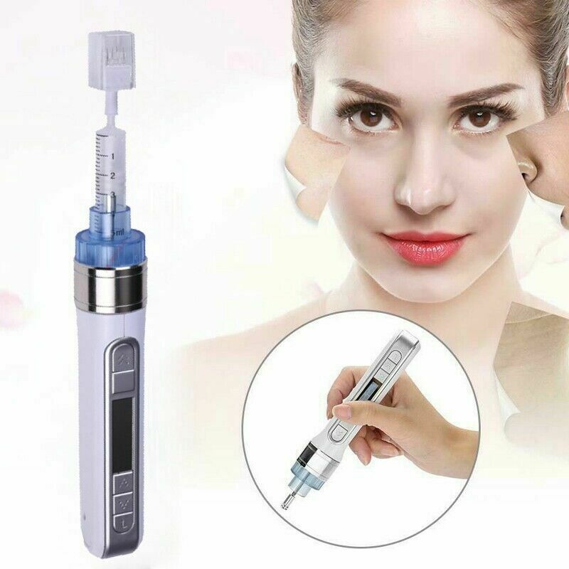 Portable 3D Smart Injection System Painless Multi Needle Mesogun for Electroporation Mesotherapy ABS Material