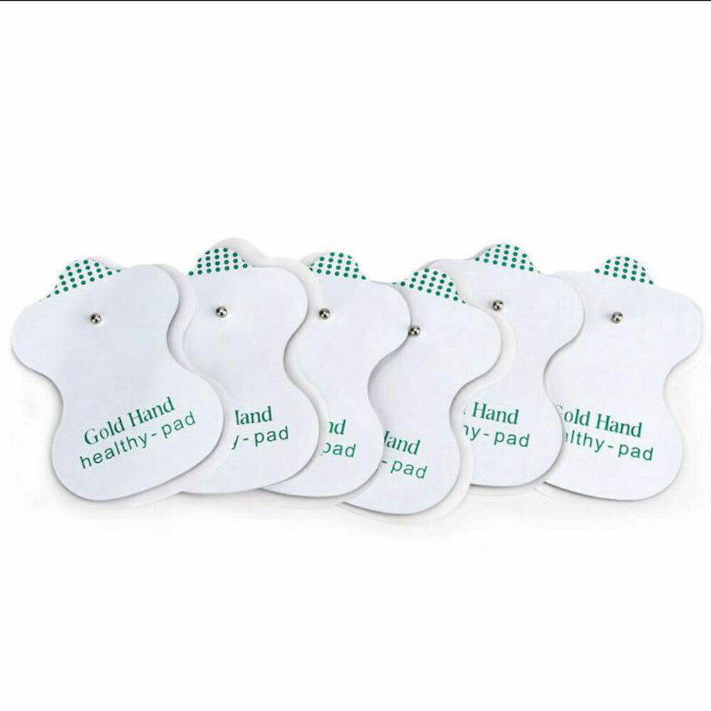 10/20/50 PCS Snap On Replacement Gourd-shaped Electrode Pads for E.M.S TENS  Unit Pulse Massager Digital Therapy Machine