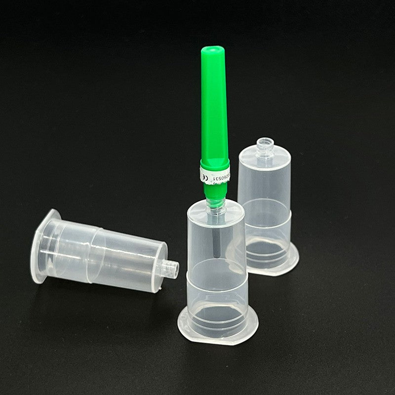 50/100Pcs Disposable Needle Holder Safety Lock Hub Needle Protector Luer Lock & Bayonet Type Needle Retainer for Medical Blood Collection