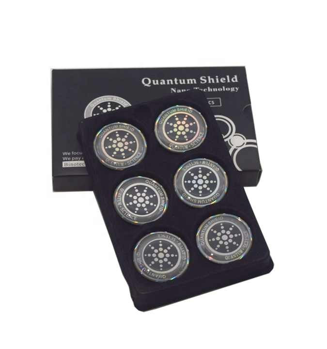 6Pcs Quantum Shield Anti Radiation Stickers EMF Protection Sticker for Phone Laptop Electronic Devices (Gold/Silver)