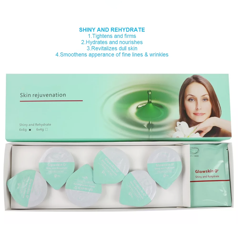Small Bubble Oxygen Pods Facial Tightening Shiny and Exfoliation Gel for Co2 Bubble Facial Salon Spa Machine