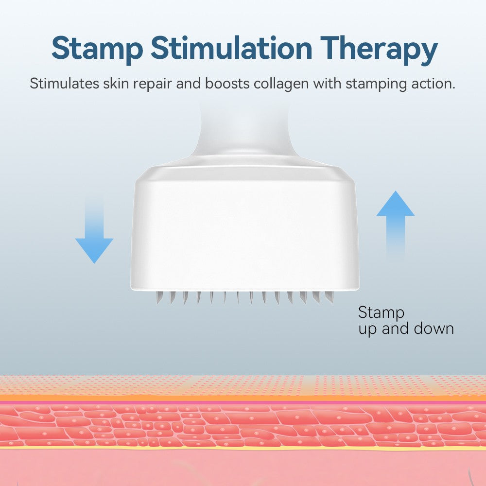 Derma Stamp DRS 140A Adjustable Medical Stainless Steel Needle Skin Care Tool Mirconeedling for Facial Treatment