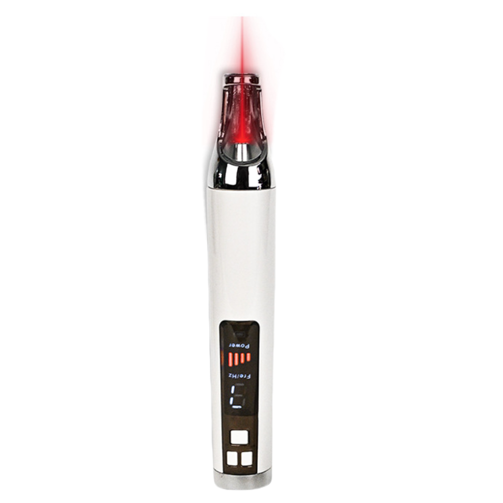 Portable Rechargeable Tattoo Removal Device Mole Removal 9 Modes Bule Light or Red Light Picosecond Mini Laser Pen