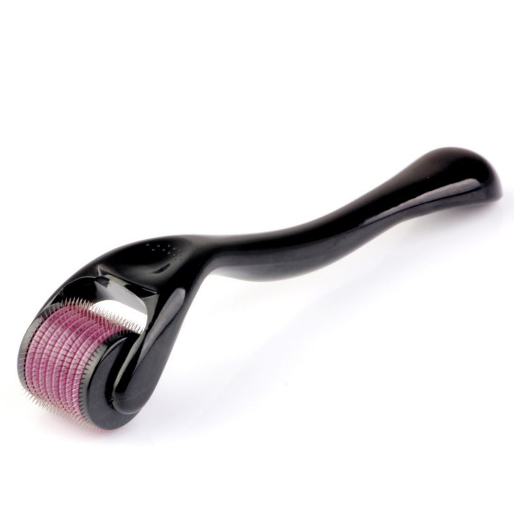 DRS 540 Titanium Microneedle Derma Roller Facial Skin Care Tool Boost Collagen Anti-Aging Reduce Wrinkles Pore Minimizing Device