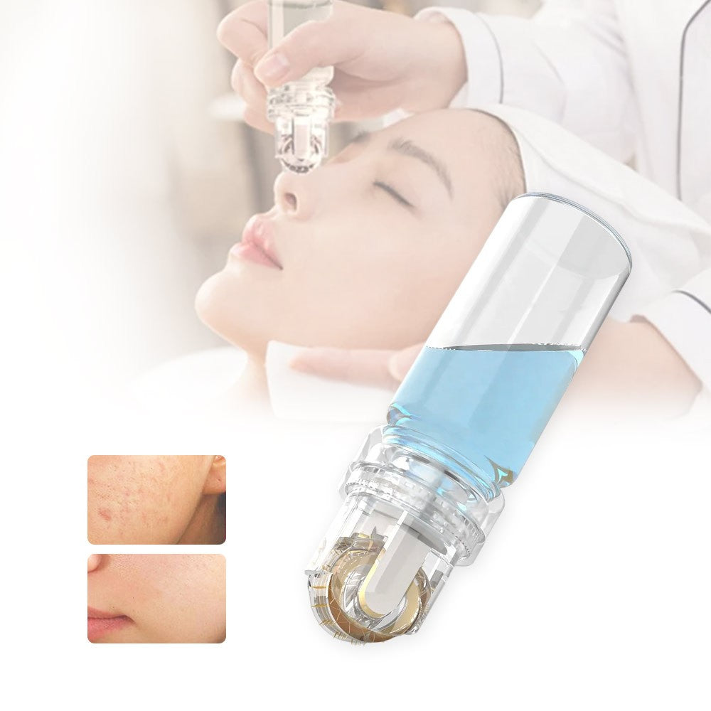 64 Pin Hydra Roller Microneedling Derma Roller with Bottle Skin Rejuvenation Anti Aging Facial Beauty Tool
