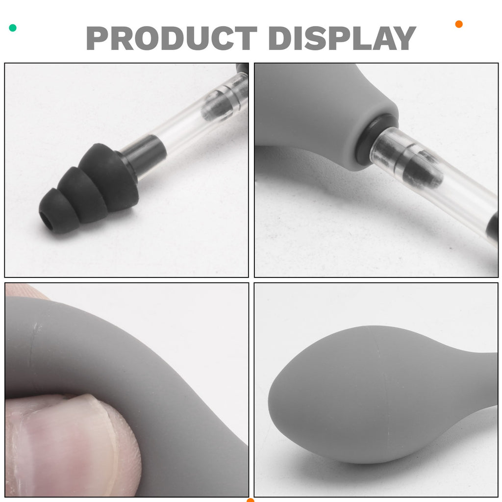 Portable Ear Pressure Equalization Balloon Tool With Extra Silicone Tips Ear Care Relieve Blocked Ears For Flight Diving Hearing Comfort Device