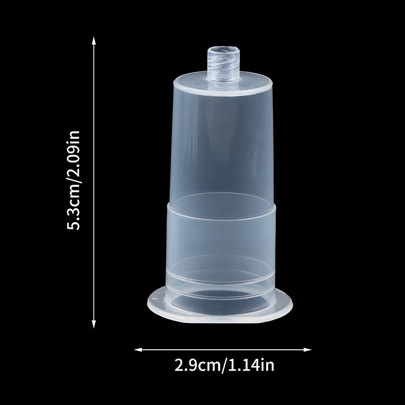 50/100Pcs Disposable Needle Holder Safety Lock Hub Needle Protector Luer Lock & Bayonet Type Needle Retainer for Medical Blood Collection