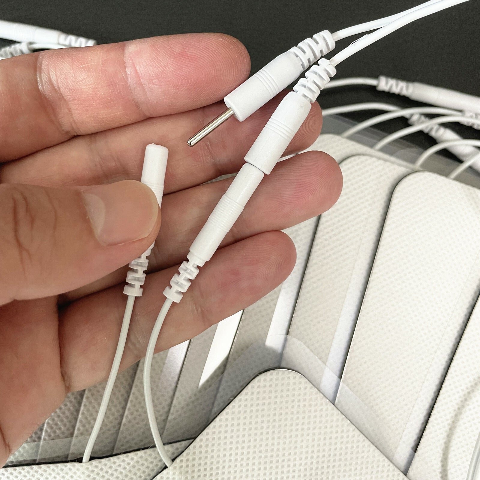 Extra Large 10*15cm Rectangle Tens Unit Electrode Pads With 2.0mm Pin Relieve Muscle and Pain TENS Unit Adhesive (10/20/40 PCS)