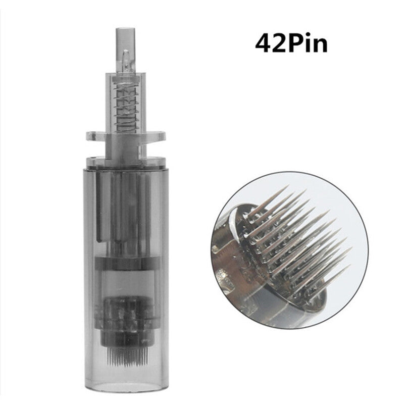 A7 Derma Pen Cartridge Needle Replacement Parts Bayonet Microneedling 12/24/36/42 Pin Dermapen Microneedle MTS Tips
