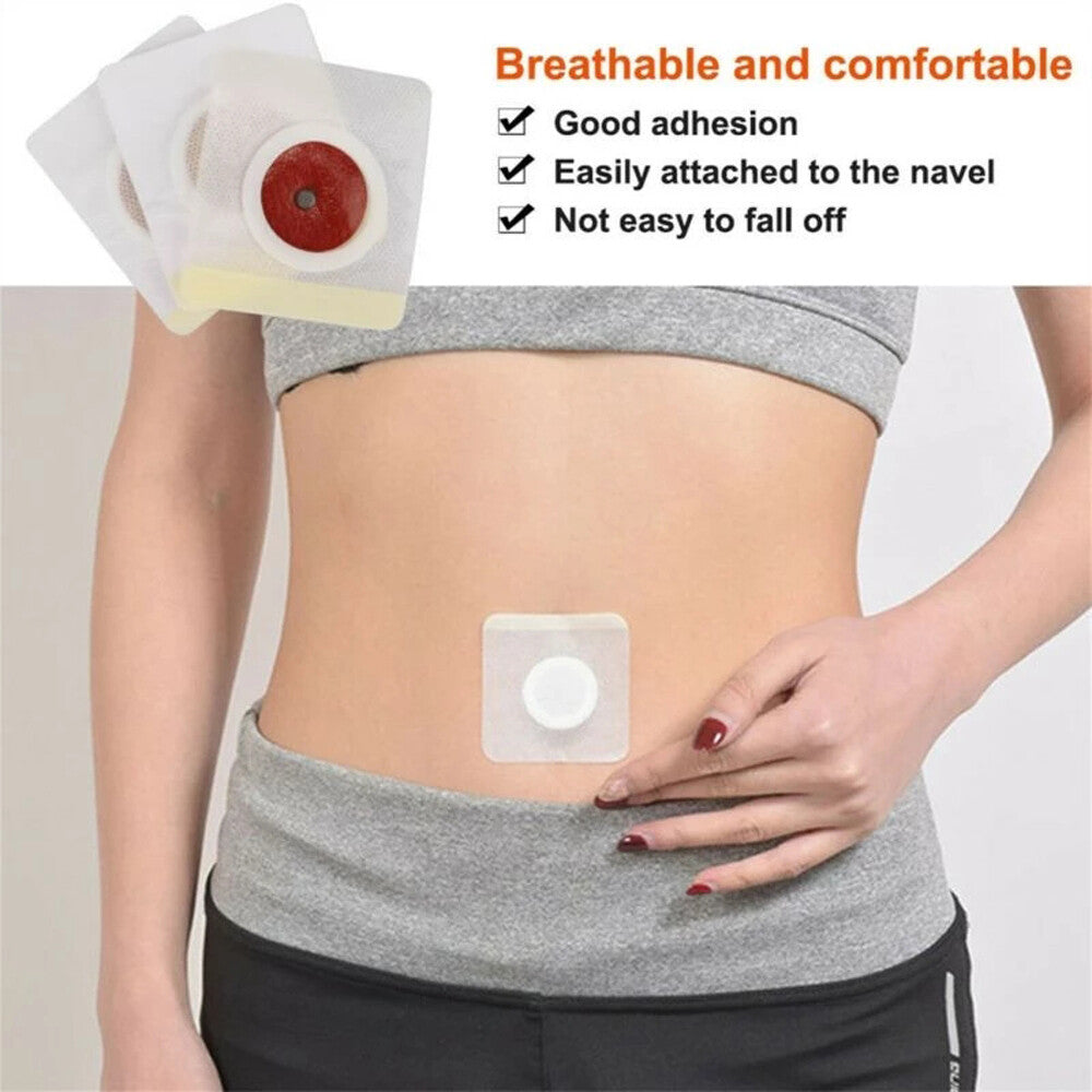 60/120 Pcs Magnetic Slim Navel Patches Natural Herbal Belly Fat Burning Sticker Body Shaping Weight Loss Slimming Patch Kit