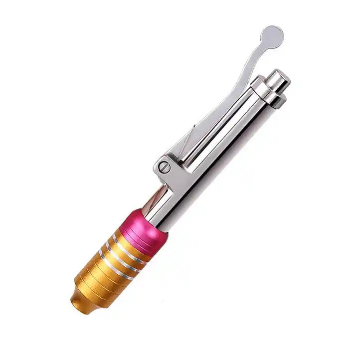 Manual Pressure Hyaluronic Acid Injection Pen Kit 0.3ml Syringe Ampoule Head Anti-Age Skin Filling Beauty Instrument Set