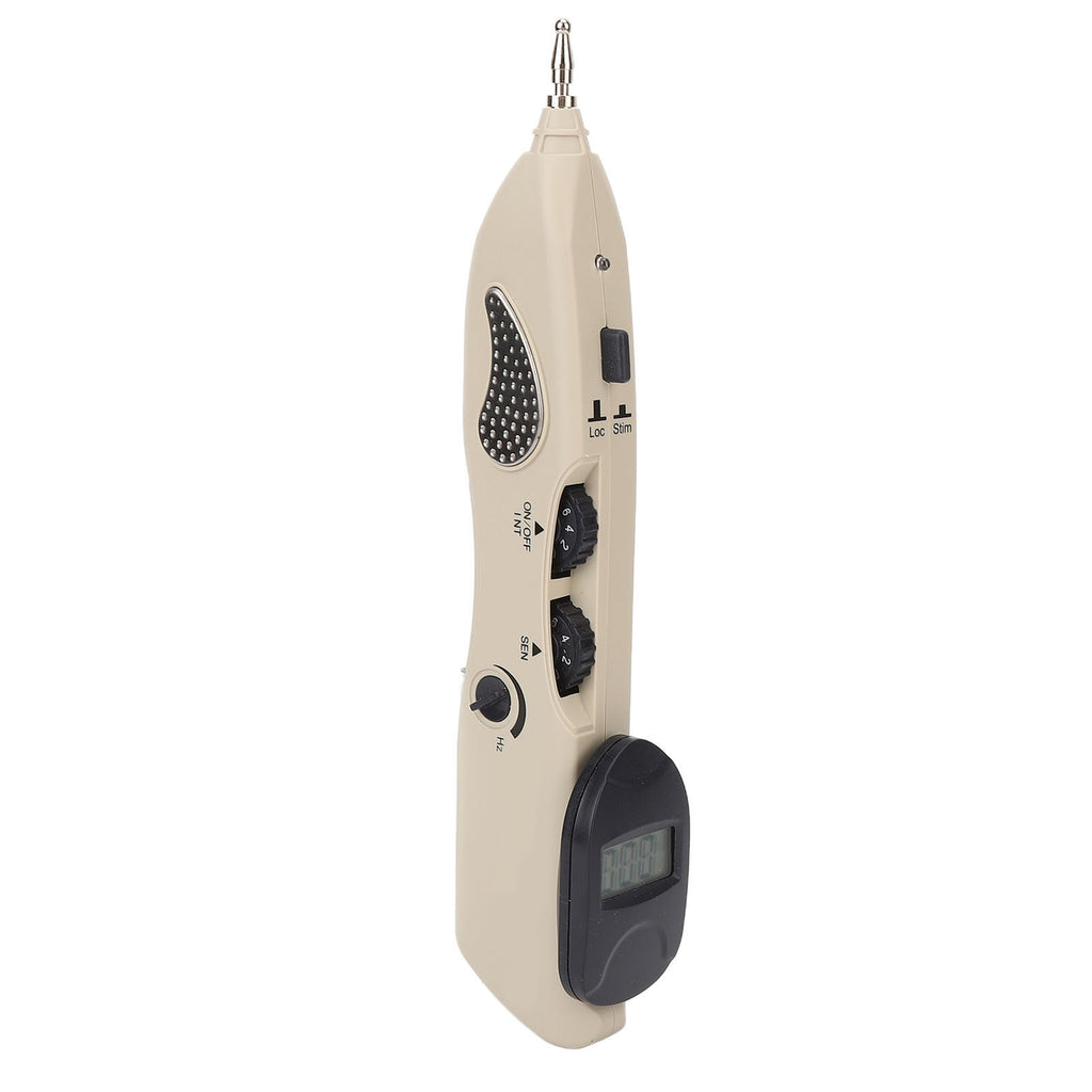 Electronic Acupuncture Pen Pain Relief Therapy Meridian Pen Find Acupoints Automatically with 3 Massage Heads Rechargeable