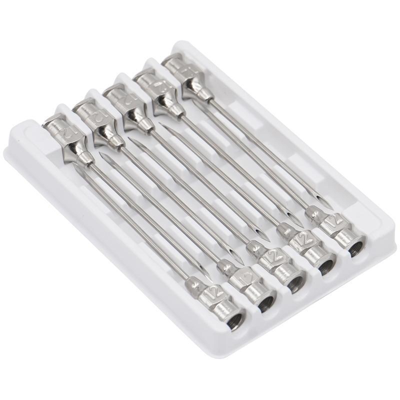 Stainless Steel Veterinary Injection Needles for Livestock Pig Cattle Sheep Horse Dog Poultry Farm Animal Use 10 Pcs/Box