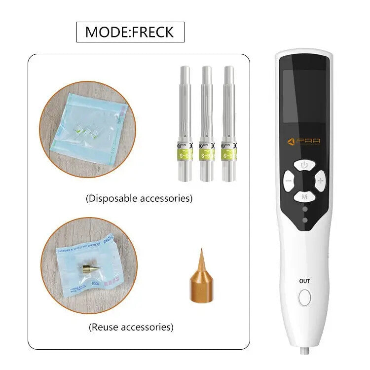 Portable 2 In 1 PAA Fibroblast Ozone Plasma Pen Face Eyelid Lift Wrinkle Removal Skin Care Device Home Use