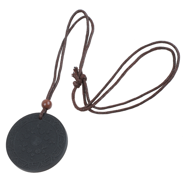 Sunflower Japanese Quantum Volcanic Lava Stone Bio Energy Pendant Scalar Energy Stone Pendant High Negative Ion Quantum Pendant