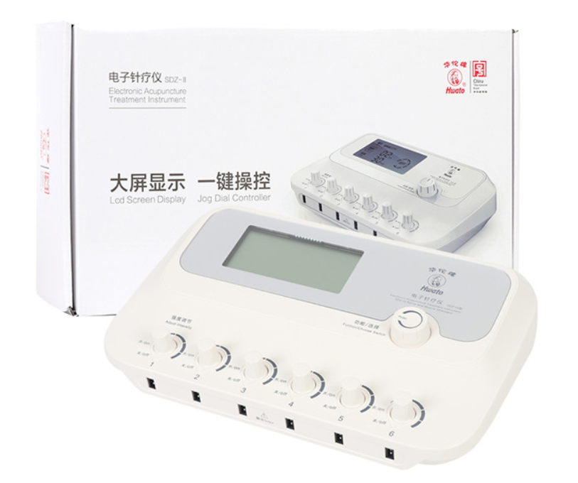 Electronic SDZ-III Acupuncture Massager Machine, 6 Channels Output Patch Impulse Acupuncture Body Care with Large Screen Display