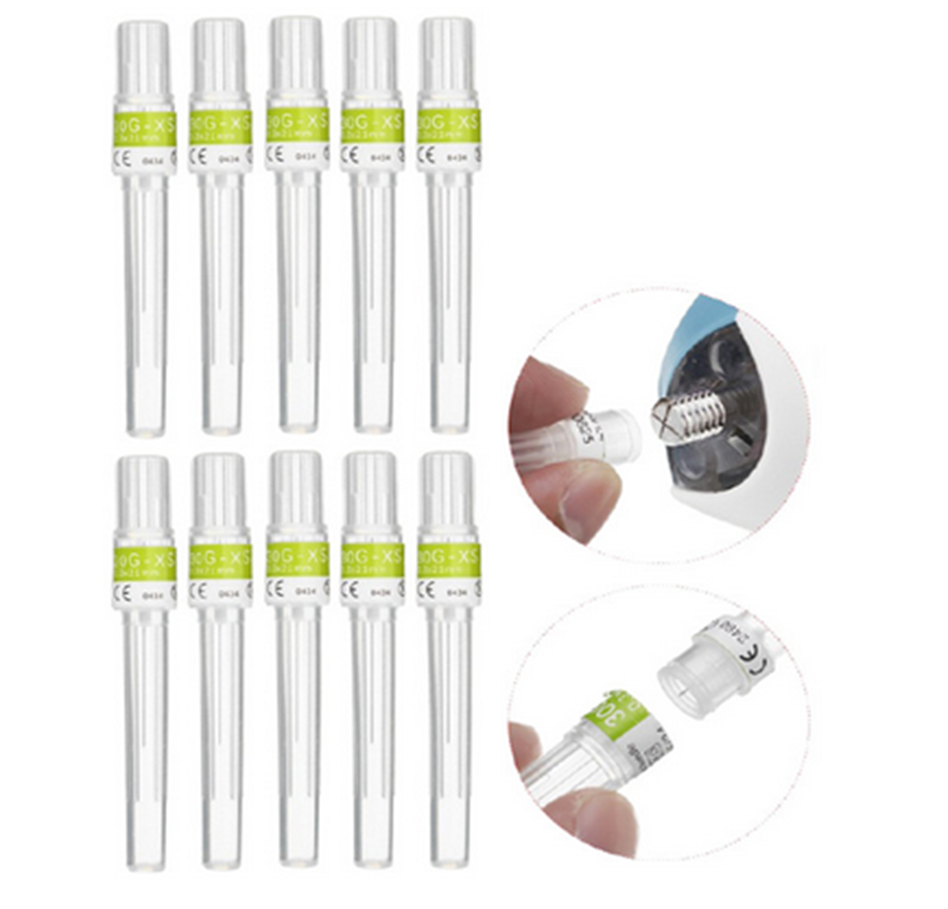 Ozone Heads Replacement & Thin Dental Needle & Thick Copper Tips For 2 In1 PAA  Plamax Ozone Fibroblast Plasma Pen