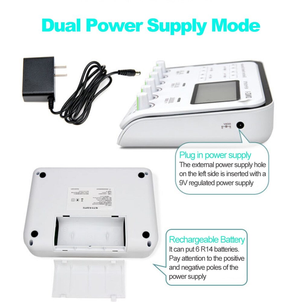 New 6 Output Electronic Acupuncture Device DMZ-1 Electroacupuncture Acupuncture Therapy Massager for Pain Relief Home Use