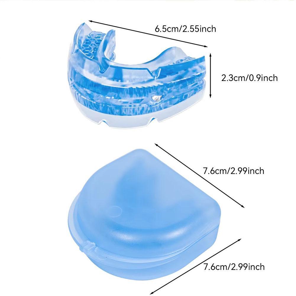 Adjustable Anti Snoring Device Mouth Guard Anti-Snoring Sleep Aid Device Sleeping Bruxism Snoring Stopper Help Sleep Mouthpiece