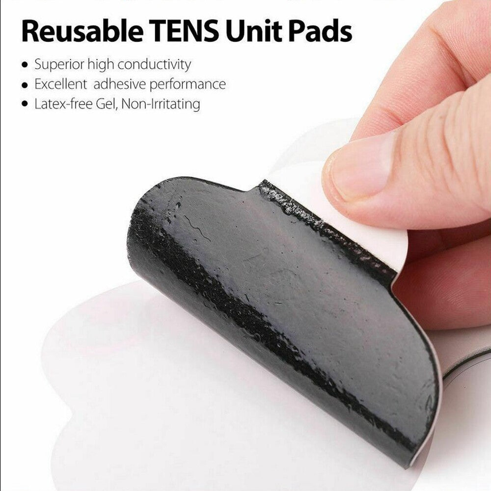 10/20/50 PCS Snap On Replacement Gourd-shaped Electrode Pads for E.M.S TENS  Unit Pulse Massager Digital Therapy Machine