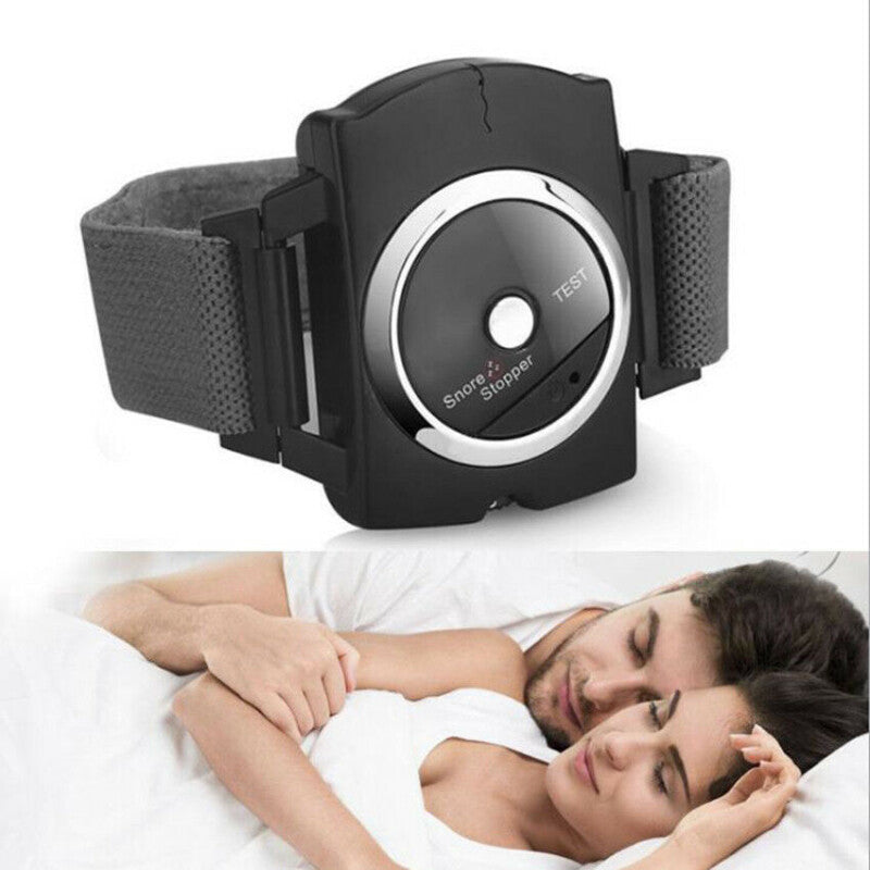 Professional Electronic Auto Anti Snore Wristband Solution Sleeping Night Guard Aide Snore Go Away